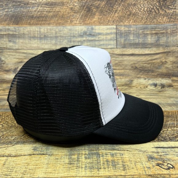 Mabels Whorehouse Mens Trucker Hat Black Snapback Las Vegas Nevada Baseball Cap - Picture 4 of 8